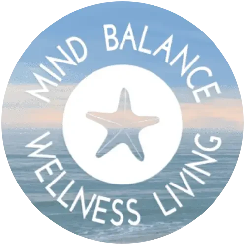 Mind Balance Wellness Living logo with starfish.